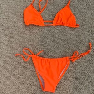 Orange bikini
